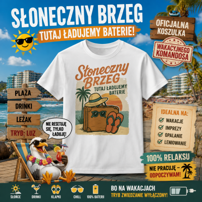 KOSZULKA  WAKACYJNA  Słoneczny Brzeg